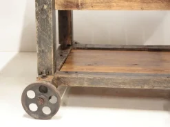 Pamono Industrial Worktable on Wheels, Former Czechoslovakia, 1960s Best