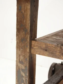 Pamono Industrial Worktable on Wheels, Former Czechoslovakia, 1960s Best