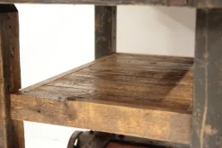 Pamono Industrial Worktable on Wheels, Former Czechoslovakia, 1960s Best