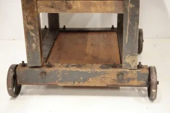 Pamono Industrial Worktable on Wheels, Former Czechoslovakia, 1960s Best