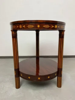 Pamono Inlaid Empire Side Table, 1800s Outlet