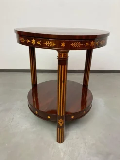 Pamono Inlaid Empire Side Table, 1800s Outlet