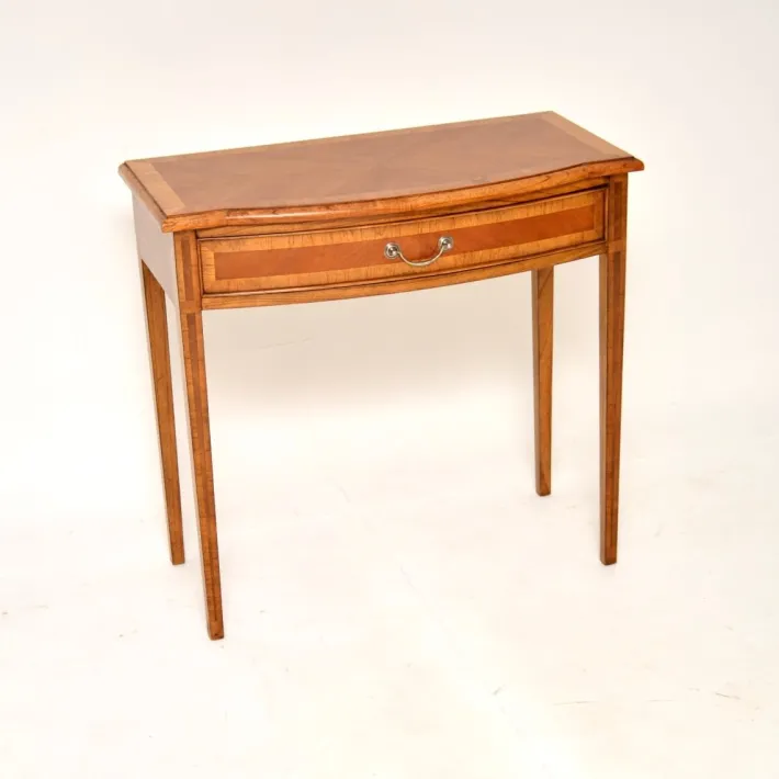 Pamono Inlaid Walnut Console or Side Table, 1950s Outlet