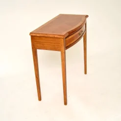 Pamono Inlaid Walnut Console or Side Table, 1950s Outlet