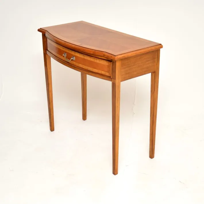 Pamono Inlaid Walnut Console or Side Table, 1950s Outlet