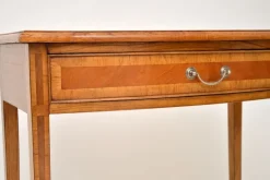 Pamono Inlaid Walnut Console or Side Table, 1950s Outlet