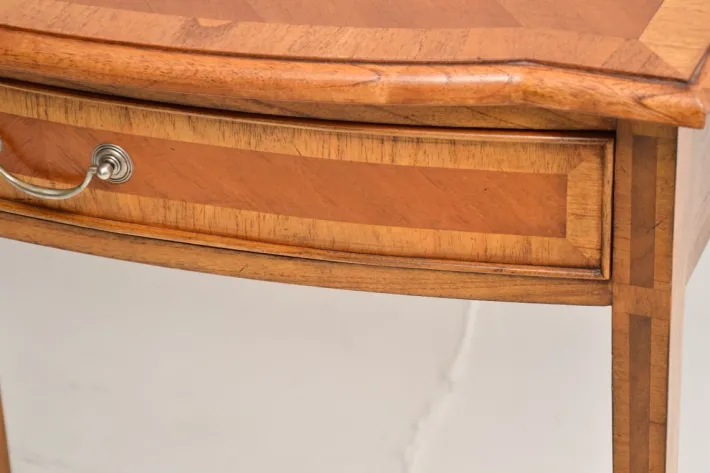 Pamono Inlaid Walnut Console or Side Table, 1950s Outlet