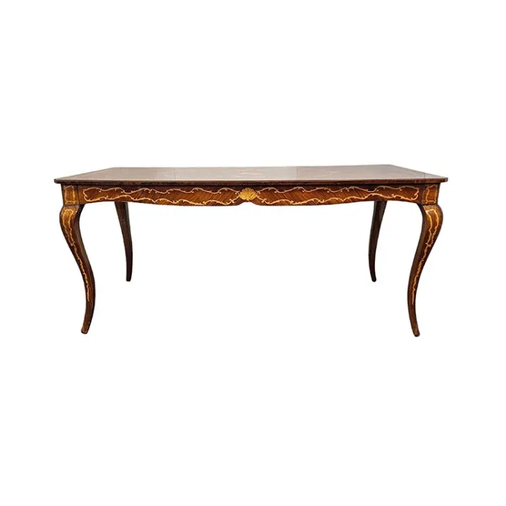 Pamono Inlaid Wooden Table, 1950s