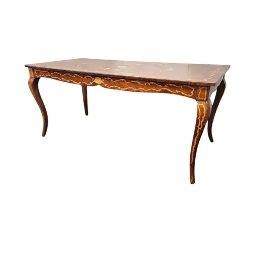 Pamono Inlaid Wooden Table, 1950s