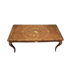 Pamono Inlaid Wooden Table, 1950s
