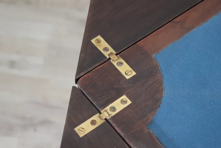 Pamono Inlay Walnut Game Table, 1940s Hot