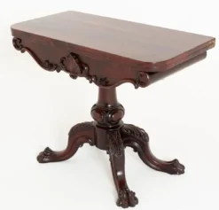 Pamono Irish Card Table in Mahogany, 1860s