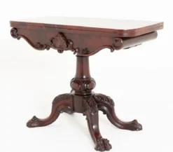 Pamono Irish Card Table in Mahogany, 1860s
