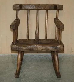 Pamono Irish Rocking Armchair in Timber, 1820s