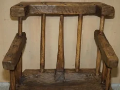 Pamono Irish Rocking Armchair in Timber, 1820s