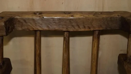 Pamono Irish Rocking Armchair in Timber, 1820s