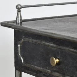 Pamono Iron & Brass Nightstand, 1910s Online