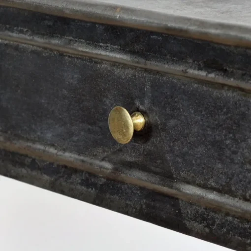 Pamono Iron & Brass Nightstand, 1910s Online