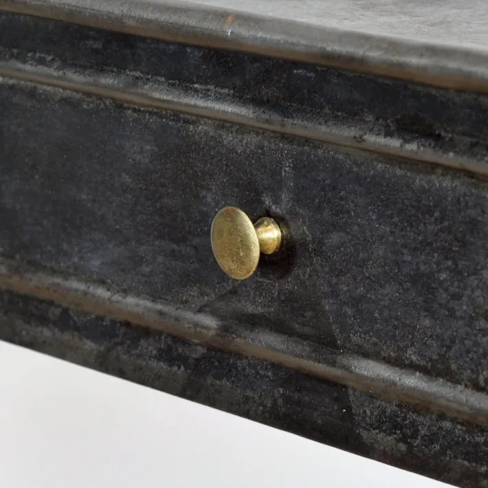 Pamono Iron & Brass Nightstand, 1910s Online