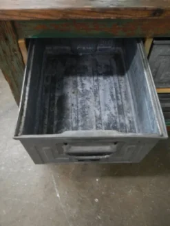 Pamono Iron and Fir Countertop Counter, 1950s Outlet