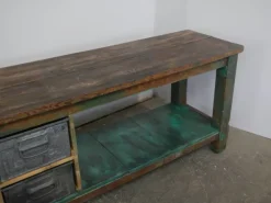 Pamono Iron and Fir Countertop Counter, 1950s Outlet
