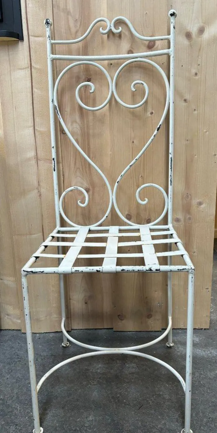 Pamono Iron and Glass Garden Set, Set of 7