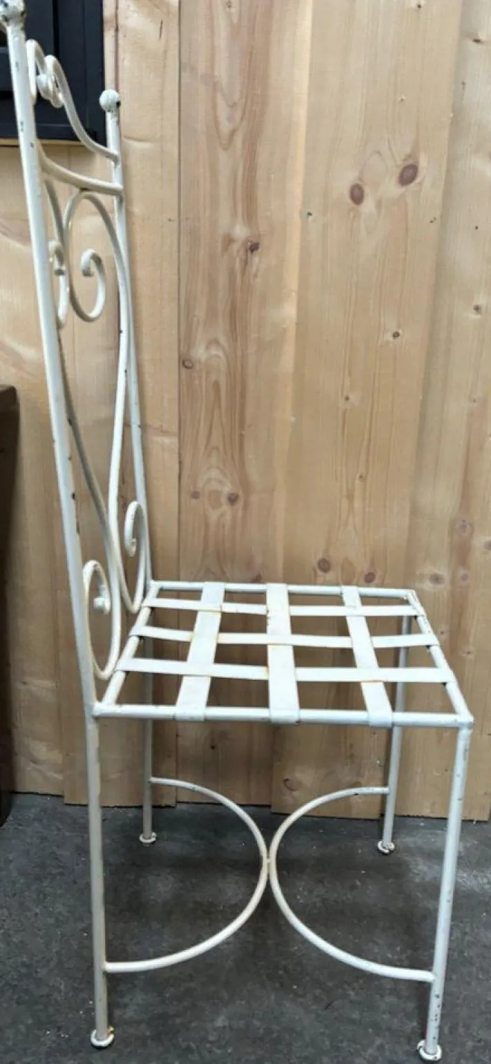 Pamono Iron and Glass Garden Set, Set of 7