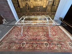 Pamono Iron and Glass Garden Set, Set of 7