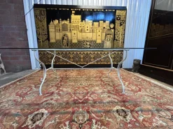 Pamono Iron and Glass Garden Set, Set of 7