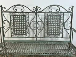 Pamono Iron Foldable Garden Bench, 1970s Online