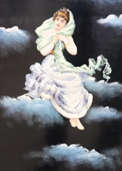 Pamono Iron Single Beds with Hand Painted Decorations, Set of 2 Best