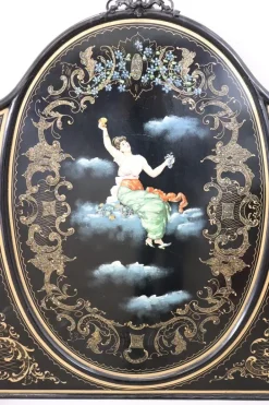 Pamono Iron Single Beds with Hand Painted Decorations, Set of 2 Best