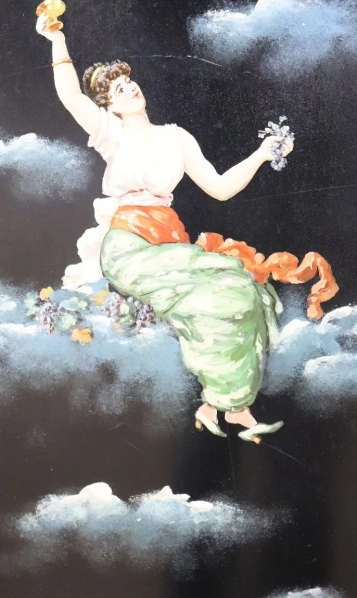 Pamono Iron Single Beds with Hand Painted Decorations, Set of 2 Best