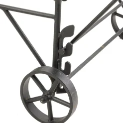 Pamono Iron Sun Lounger with Outdoor Fabric Cushions by Il Bronzetto Clearance