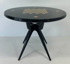 Pamono Italian Art Deco Cards and Chess Play Table, 1950s Outlet
