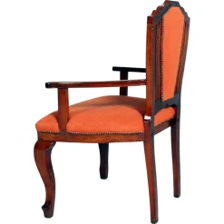 Pamono Italian Art Deco Walnut Chairs, 1930s, Set of 3