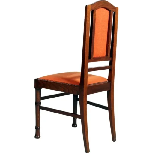 Pamono Italian Art Deco Walnut Chairs, 1930s, Set of 3
