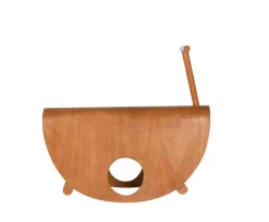 Pamono Italian Astolfo Curved Plywood Children's Rocking Chair by Peppe de Giuli for Design M, 1979 Best