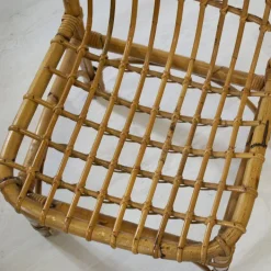 Pamono Italian Bamboo Chairs in the style of Albini, 1960s, Set of 4 Sale