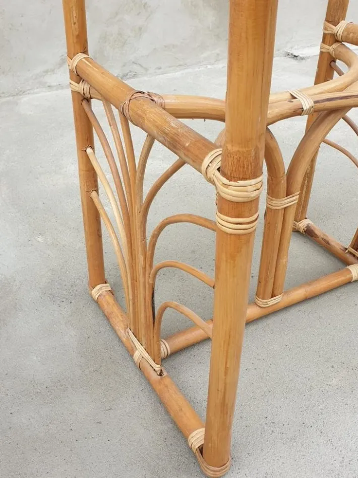 Pamono Italian Bamboo Chairs, 1960s, Set of 3 Hot