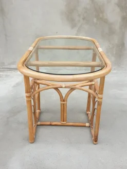Pamono Italian Bamboo Chairs, 1960s, Set of 3 Hot