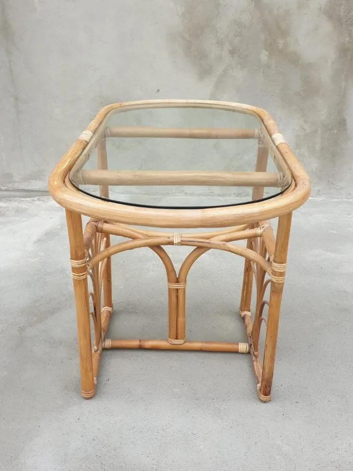 Pamono Italian Bamboo Chairs, 1960s, Set of 3 Hot