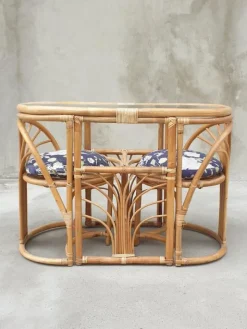 Pamono Italian Bamboo Chairs, 1960s, Set of 3 Hot