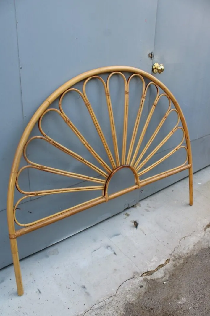 Pamono Italian Bamboo Headboard, 1950 Hot