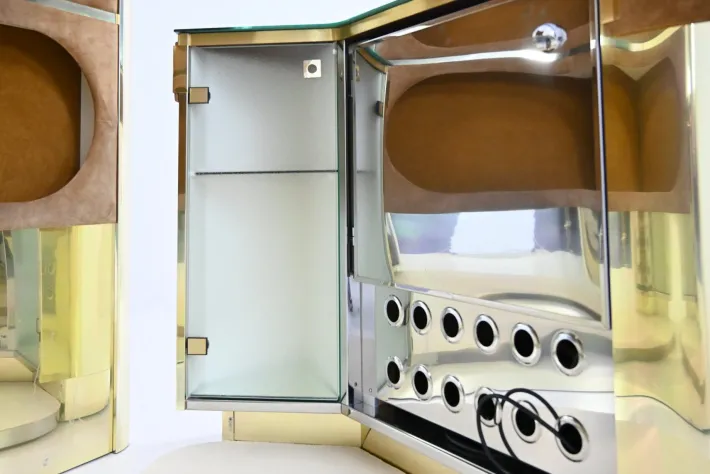 Pamono Italian Bar with Stools, 1970s, Set of 4 Online