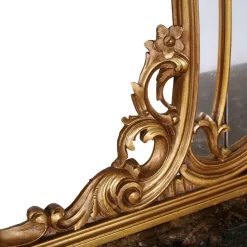 Pamono Italian Baroque Carved Walnut Complete Bedroom Set, 1890s, Set of 7 New