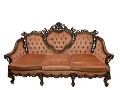 Pamono Italian Baroque Sofa and Armchairs, 1970s, Set of 3 Clearance