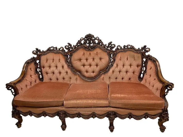 Pamono Italian Baroque Sofa and Armchairs, 1970s, Set of 3 Clearance