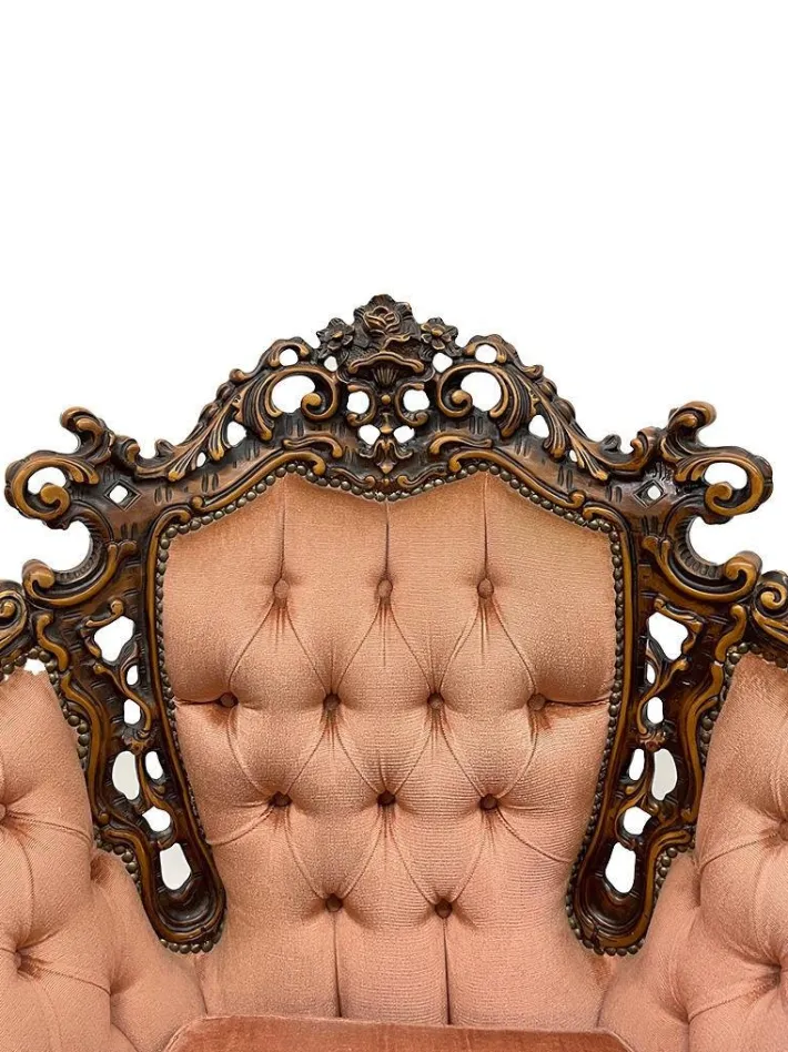 Pamono Italian Baroque Sofa and Armchairs, 1970s, Set of 3 Clearance