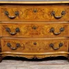 Pamono Italian Baroque Style Curved Chest of Drawers in Burl Marquetry, Early 20th Century Online